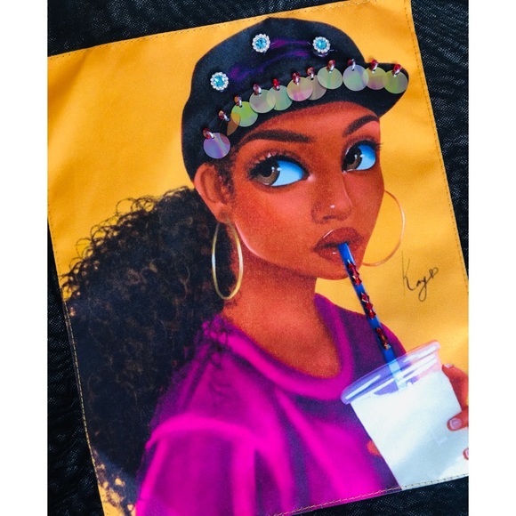 Embellished Graphic Mesh Top with 3D Raised Detailing Small - Picture 3 of 8